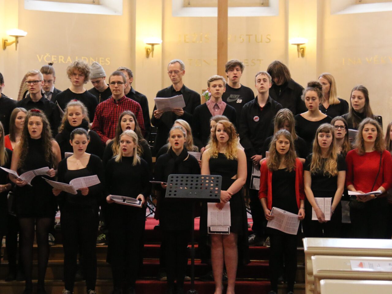 Skolens kor giver koncert i Prag